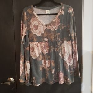 Sew In Love floral shirt